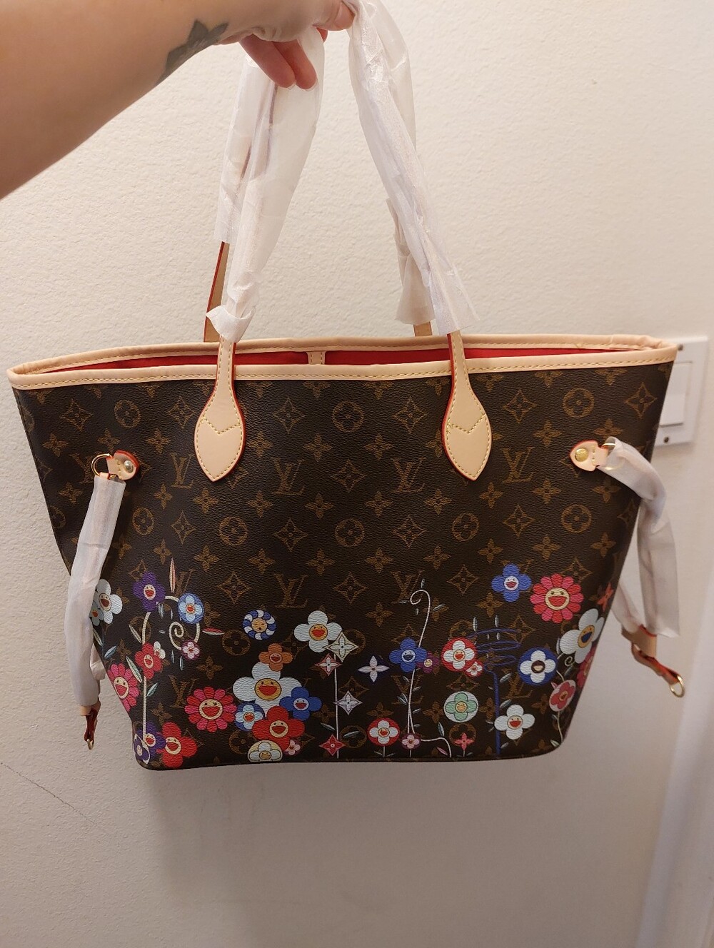 Coated Canvas Tote
